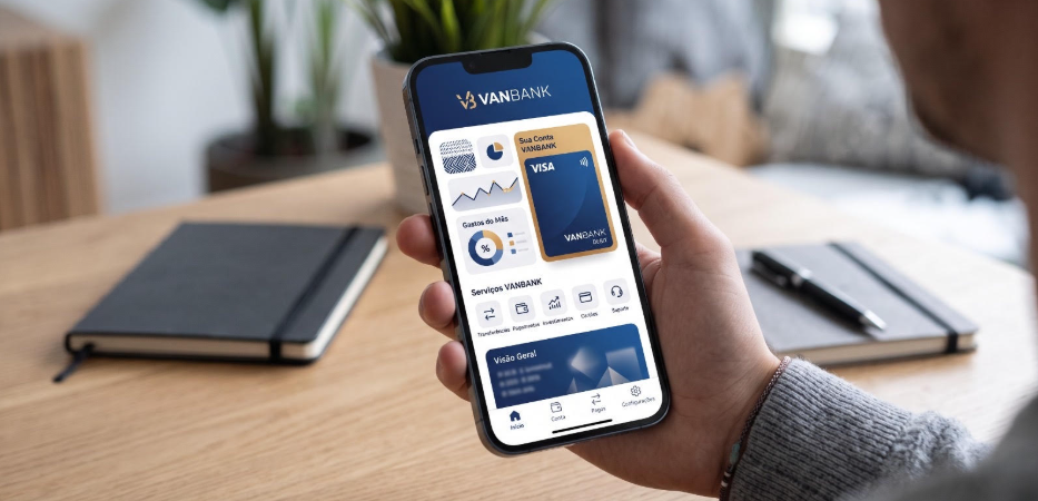 VANBANK: a conta digital para quem não tem tempo a perder!
