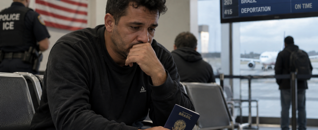 Brasileiro detido nos EUA tenta voltar ao Brasil e evitar deportação para a Guiné Equatorial