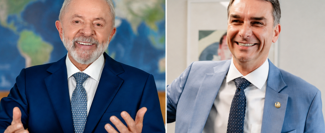 Pesquisa mostra disputa mais apertada entre Lula e Flávio Bolsonaro na corrida presidencial