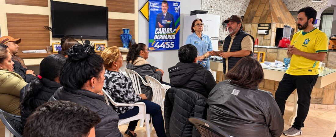 Em Ponta Porã, vereadora Lourdes Monteiro reúne apoiadores e declara apoio a Carlos Bernardo